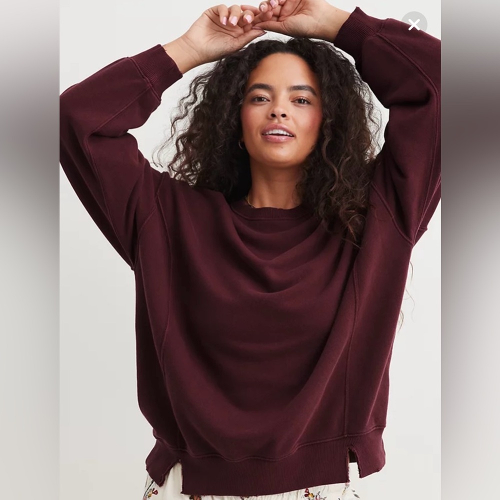 NWT!! Aerie The Chill Crew Sweatshirt - Sz S